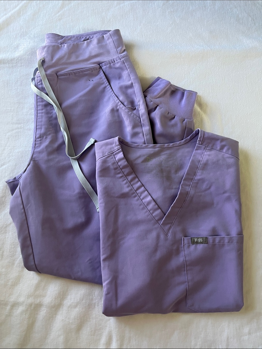 FIGS Scrub Set Lavender Dew XS/SP
